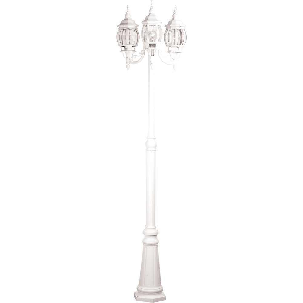 Classico 3Light Outdoor Lantern and Post. Picture 1