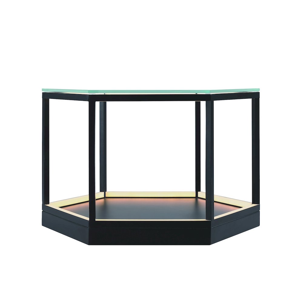 Tavola 9W LED Hexagon Table Black. Picture 2