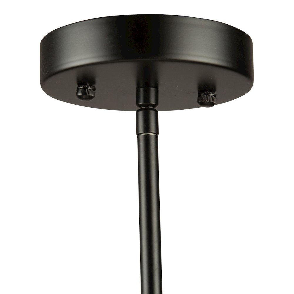 Rhythm 3 Light Chandelier Black. Picture 4