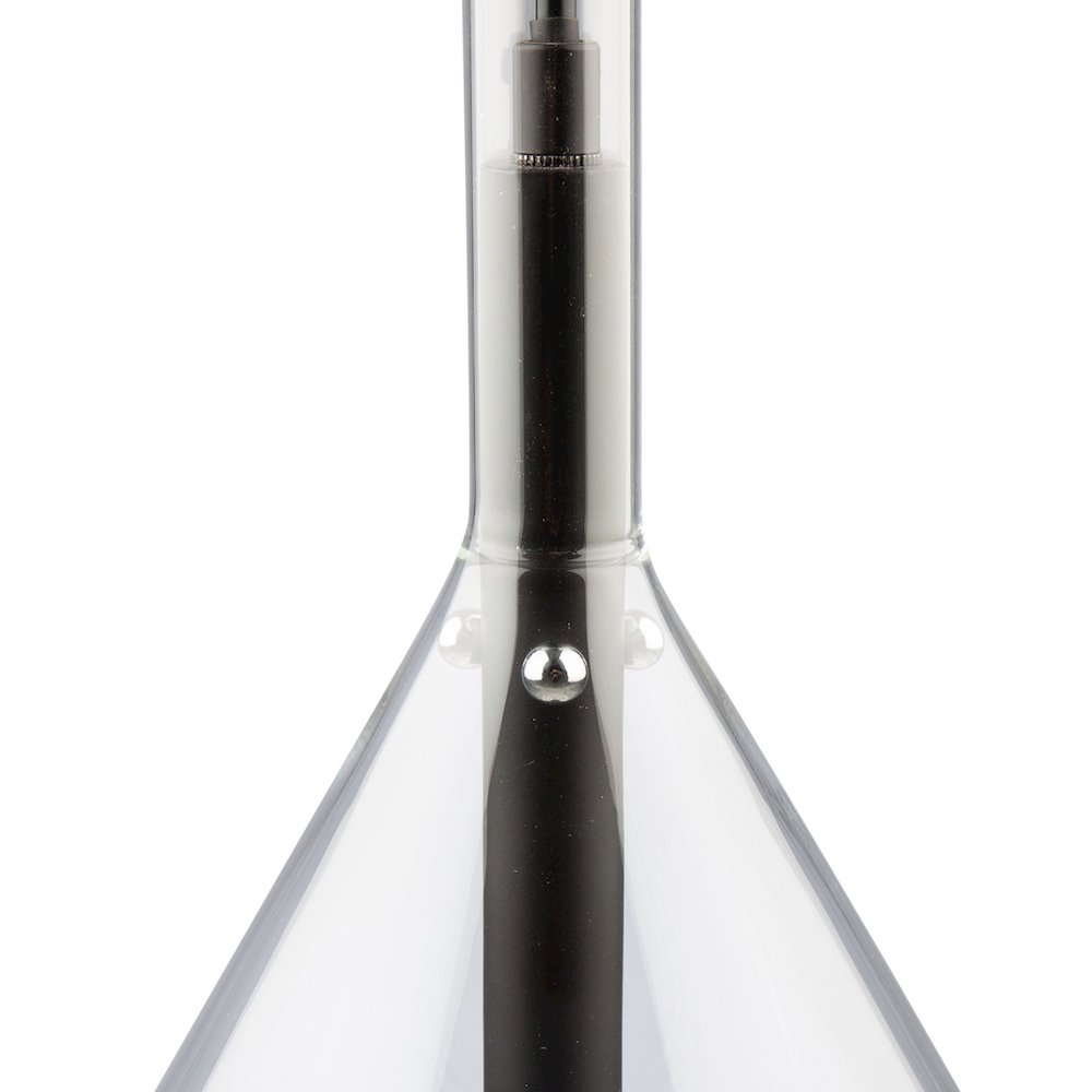 Conic 1 Light Pendant Black. Picture 5
