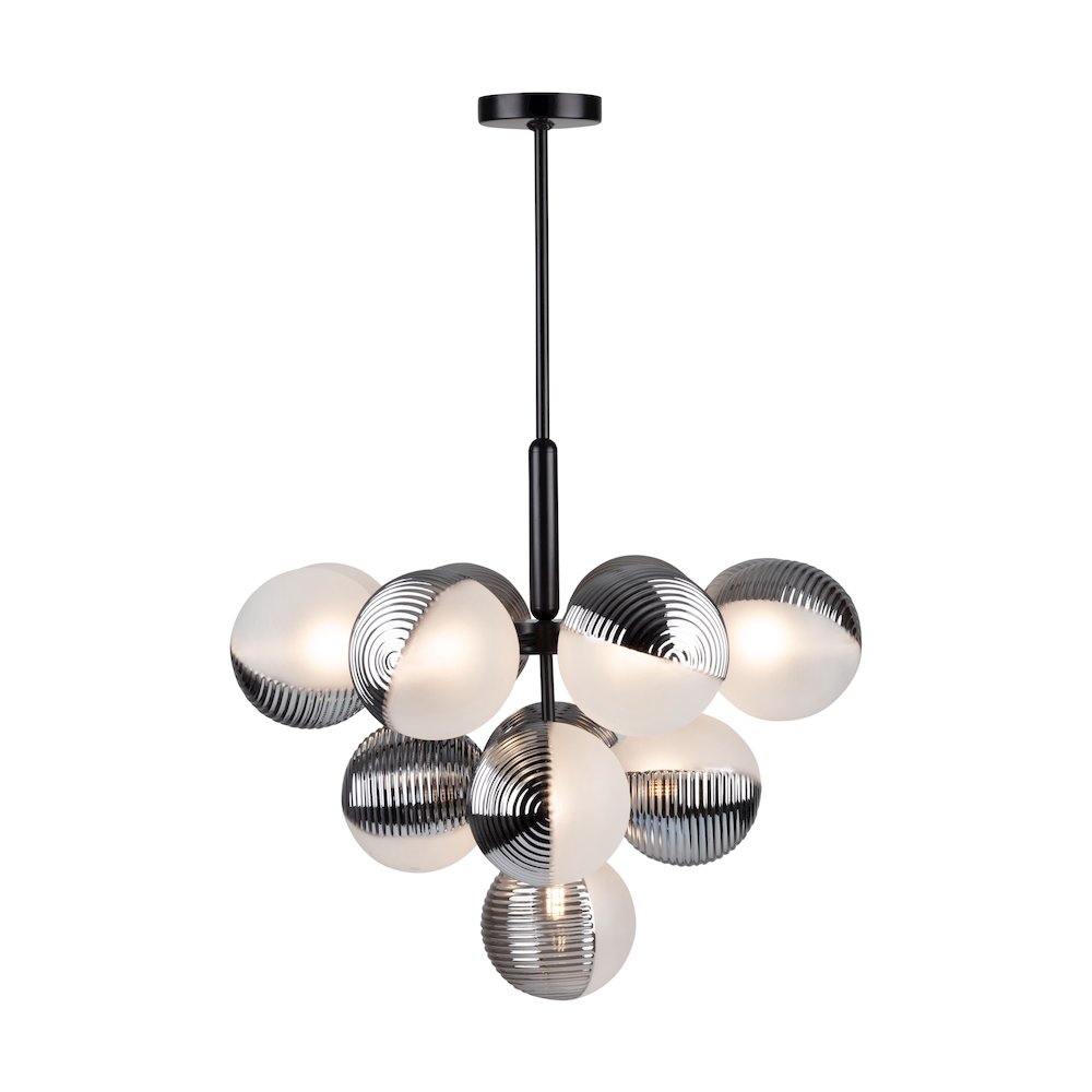 Bolla Collection 13Light Chandelier Black. Picture 3