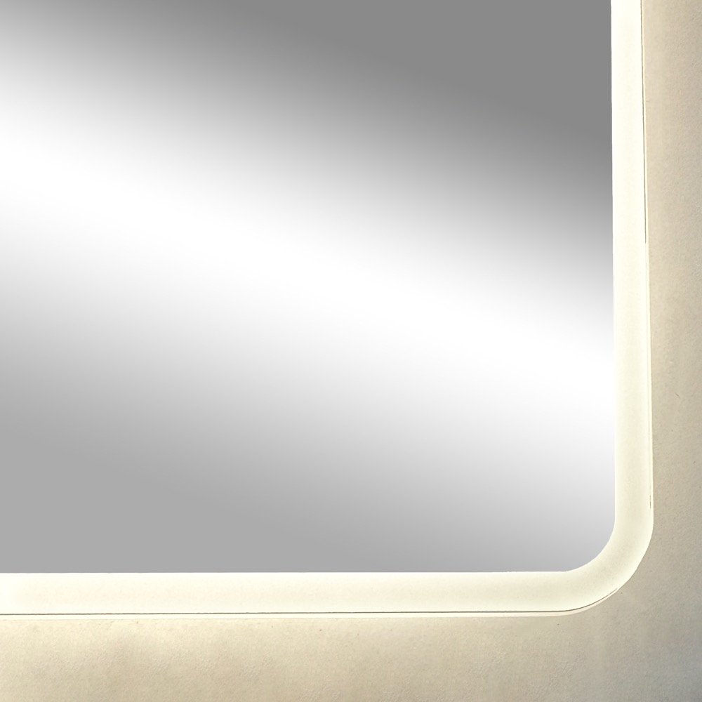 Reflections Collection 32W LED Rectangular Mirror Silver. Picture 2