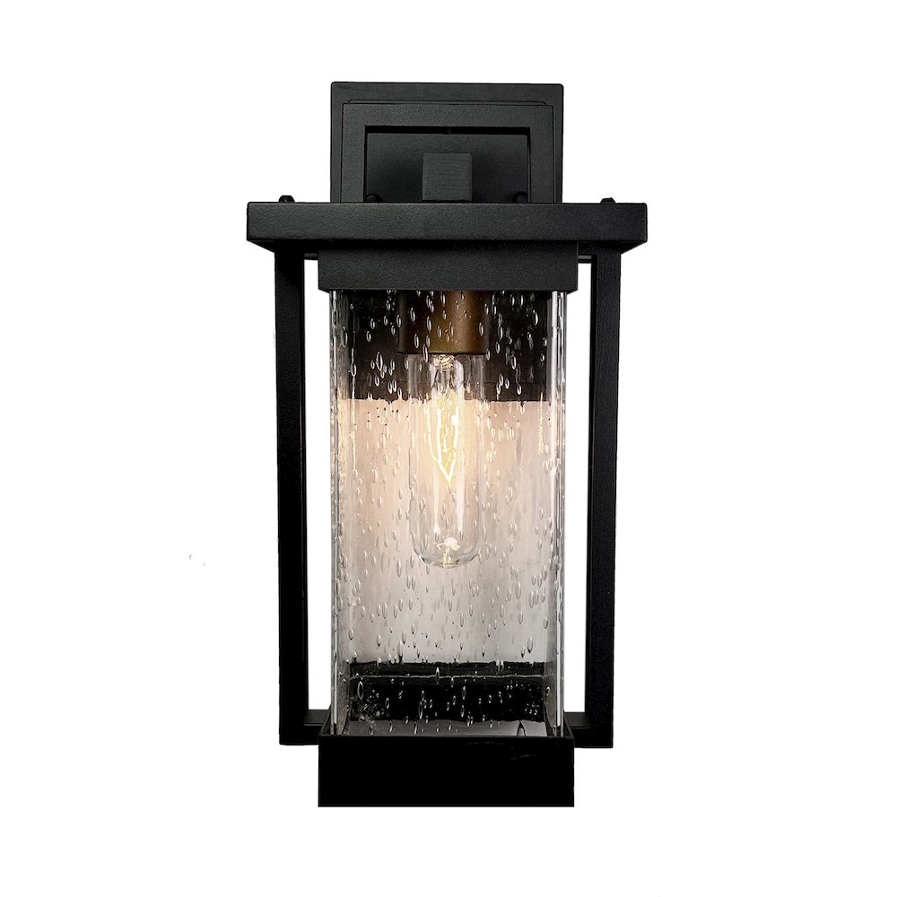 Port Charlotte Outdoor Wall Sconce Matte Black. Picture 1