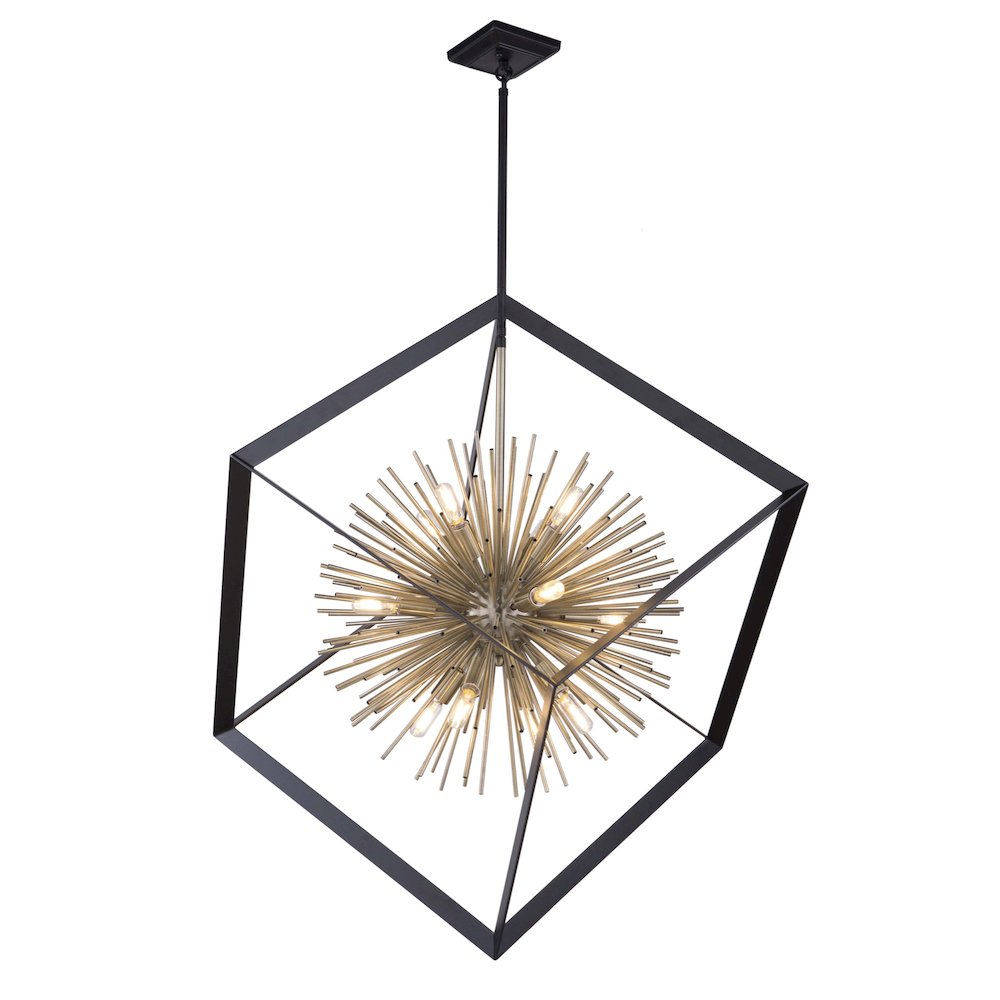 Sunburst  12Light Chandelier. Picture 1