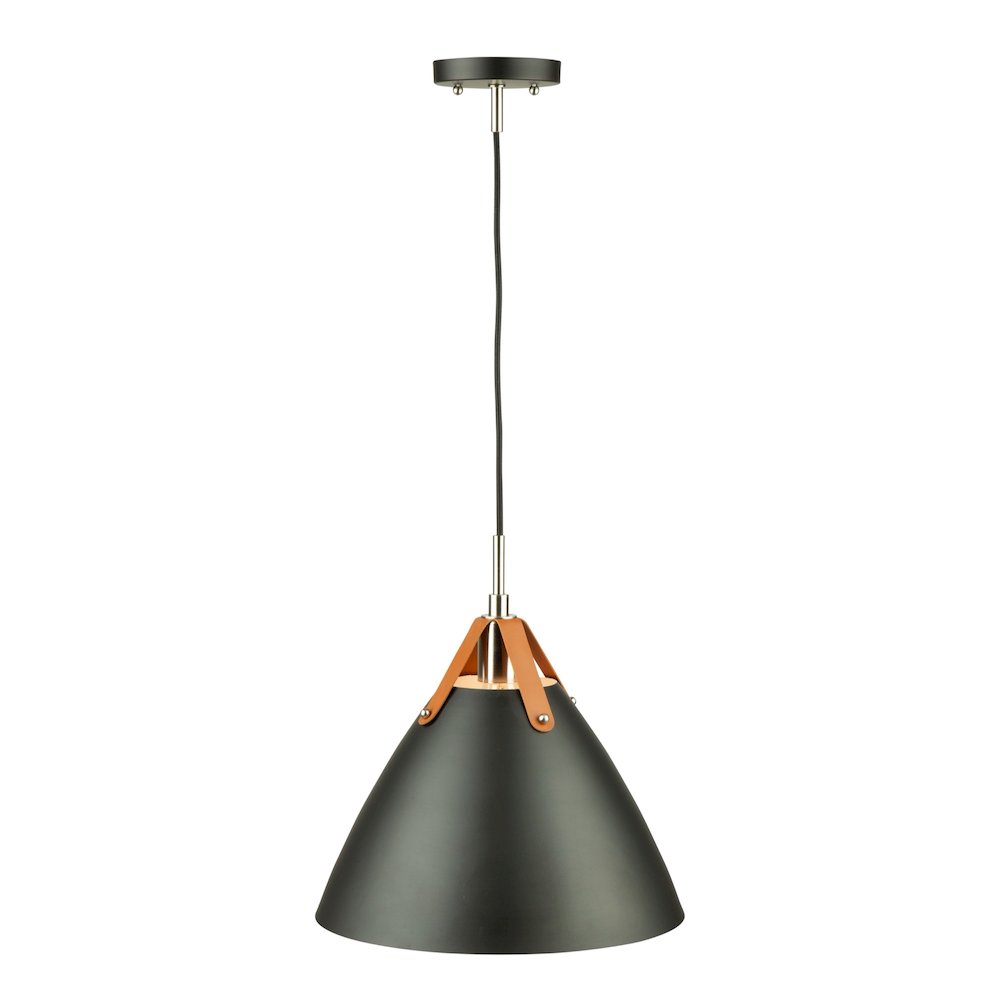 Tote 1 Light Pendant Black. Picture 3