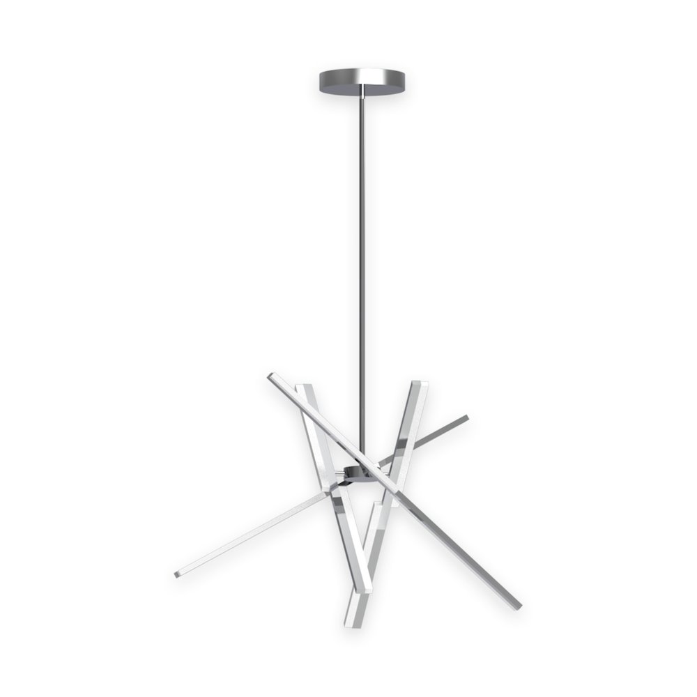 Stix - LED Pendant - Chrome. Picture 1