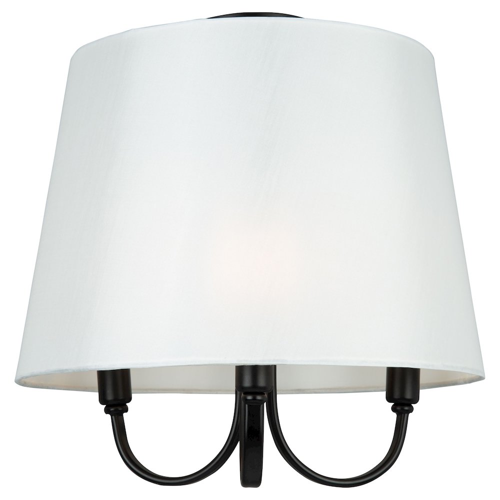 Rhythm 3 Light SemiFlush Mount Black. Picture 1