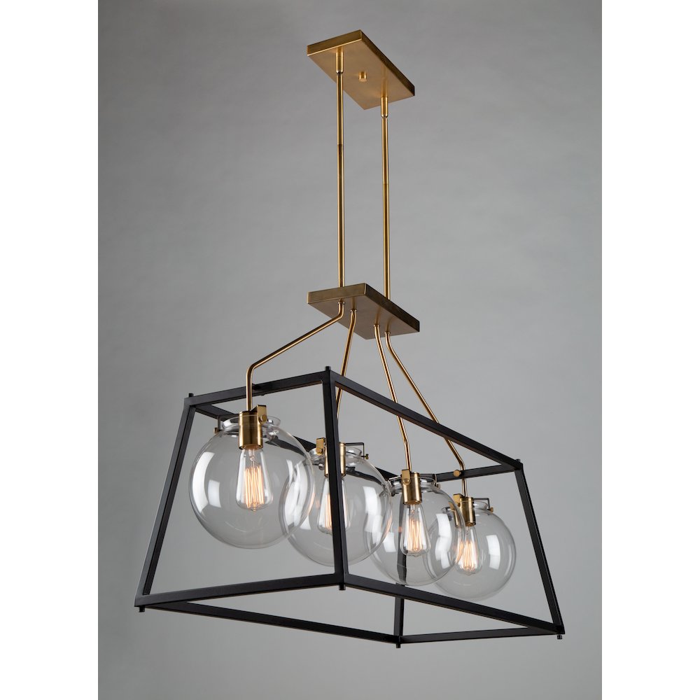 Bridegtown 4 Light Cage Pendant. Picture 3