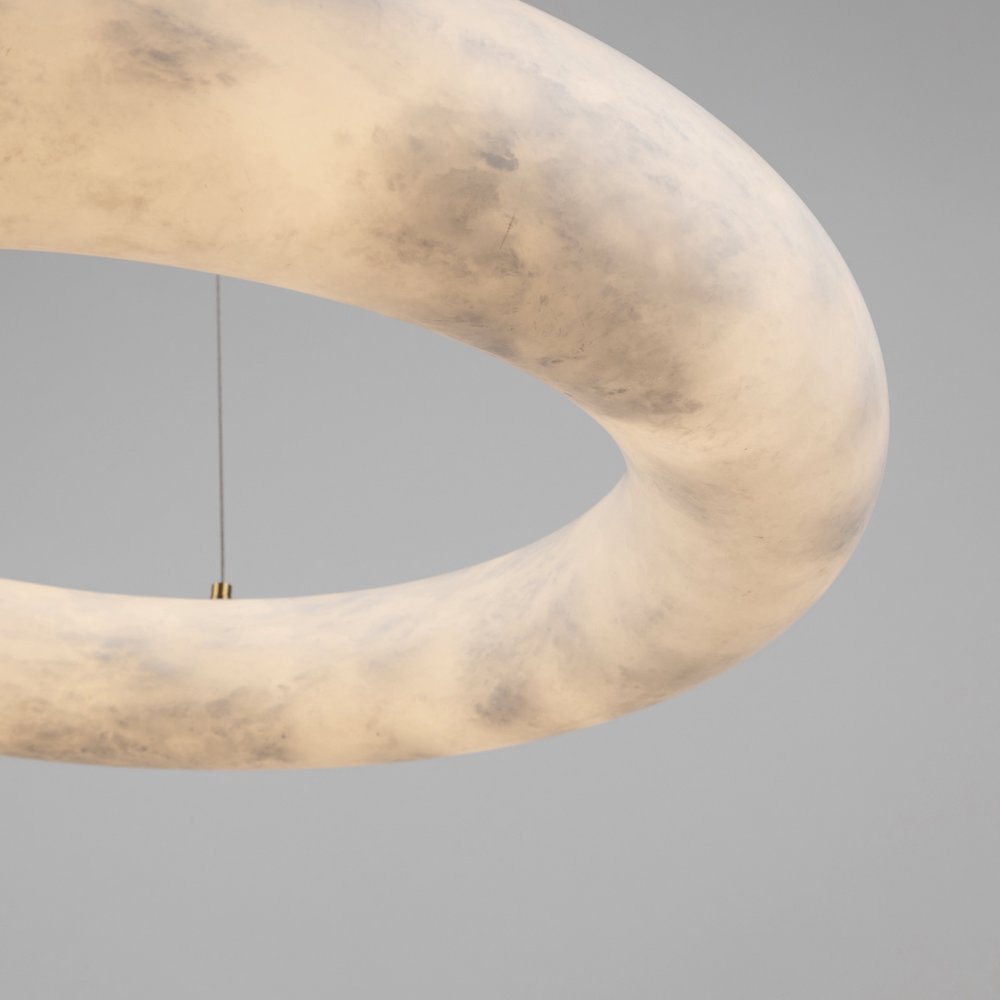 Camila Collection 1Light 19" Chandelier Brushed Brass. Picture 7