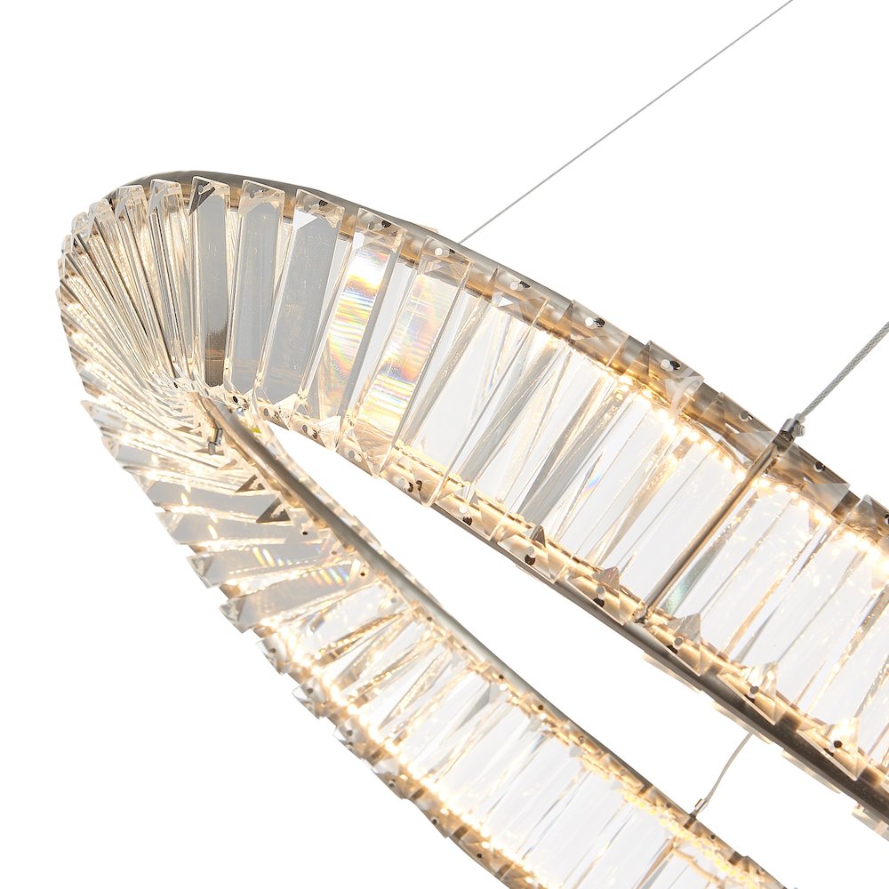 Stella 25W LED Pendant Satin Nickel. Picture 6