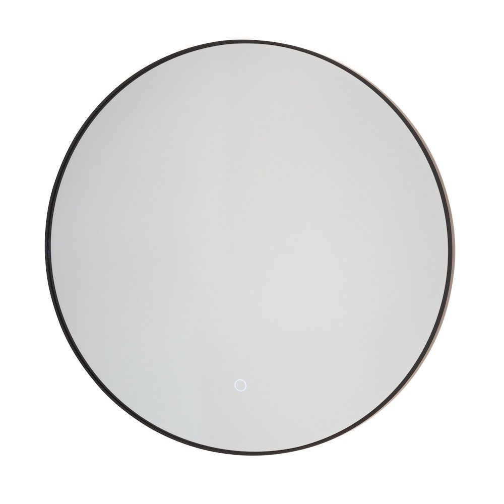 Reflections Collection 19W LED Wall Mirror Black. Picture 1