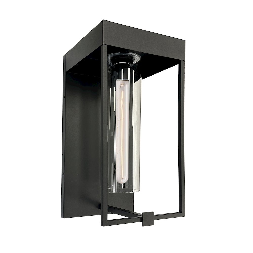 Gardenbrooke - 1-Light Outdoor Wall Light - 10" - Black. Picture 1
