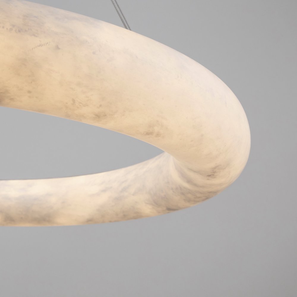 Camila Collection 1Light 27" Chandelier Brushed Brass. Picture 6