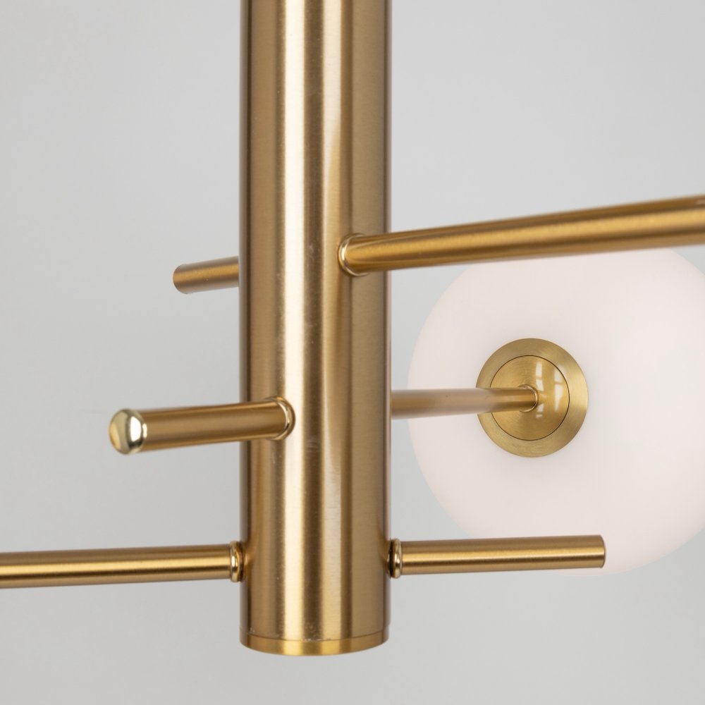 Aurelia Collection 3Light SemiFlush Mount Brass. Picture 8