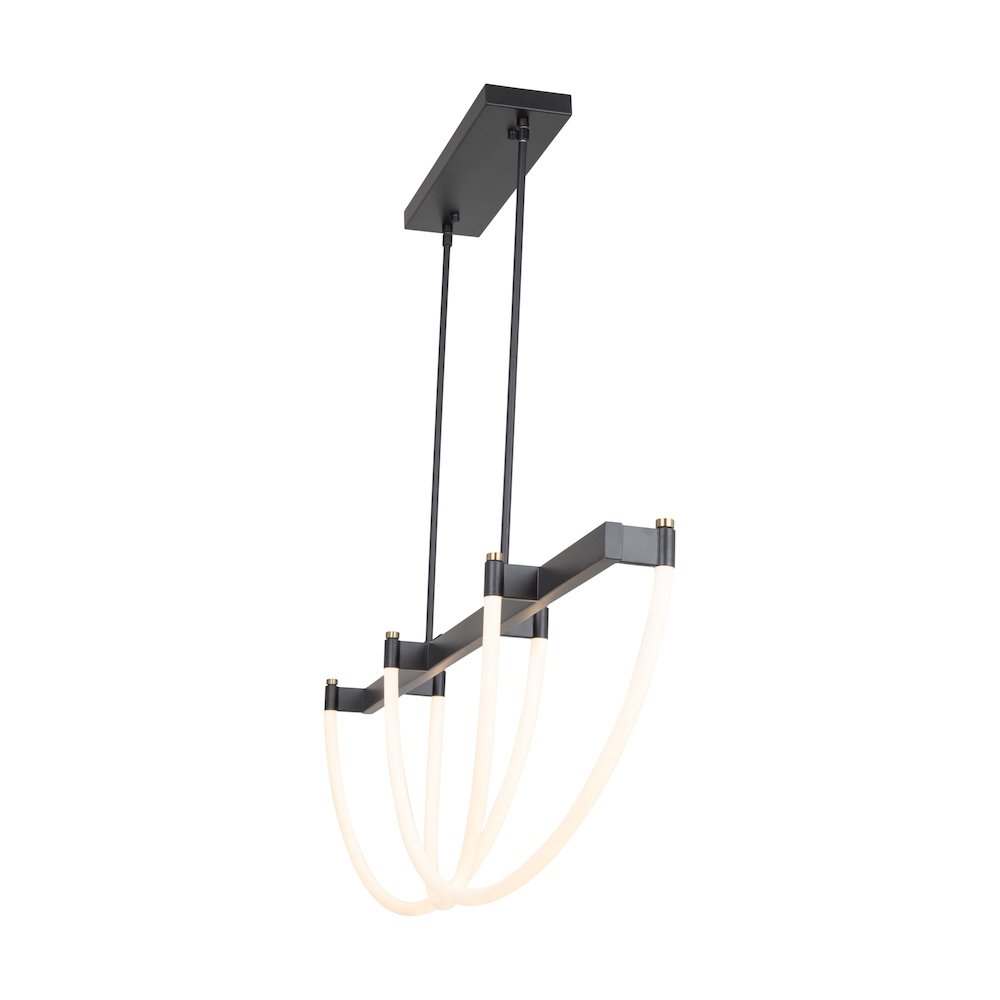 Cascata Collection Island Light Black and Brushed Brass. Picture 5