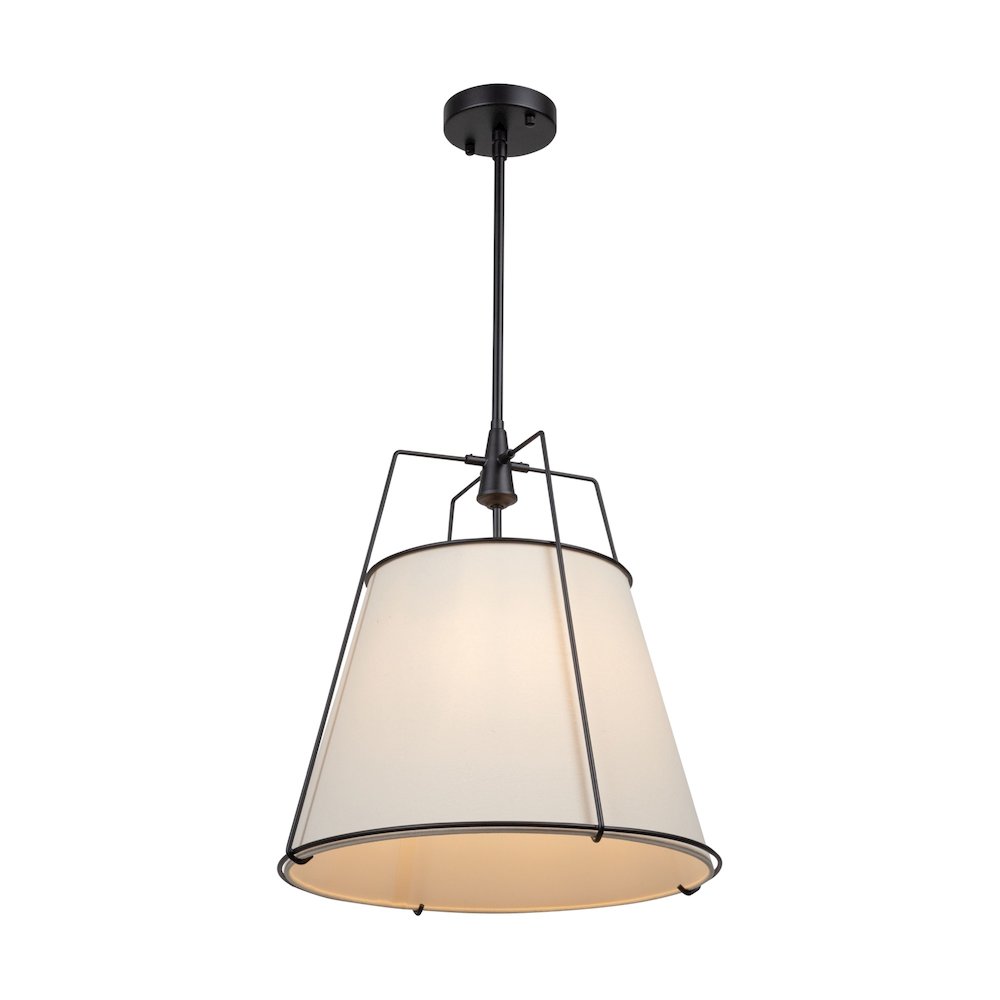 Pullman Collection 3Light Pendant Black. Picture 2