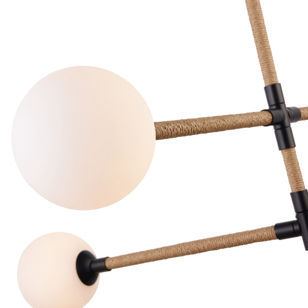 Capilano Collection 4Light Chandelier Black. Picture 2