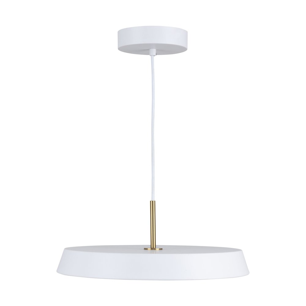 Lexi Collection 1Light 16" Pendant White. Picture 3