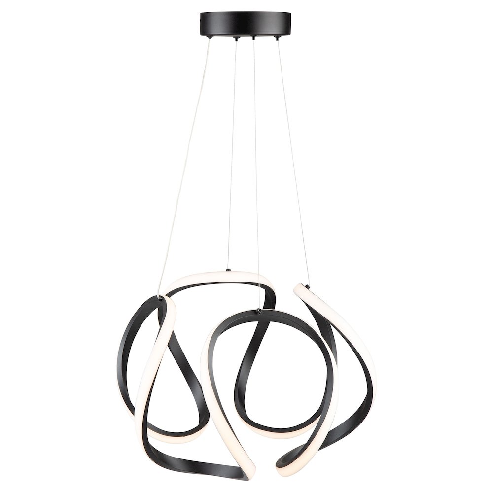 Mira 30W LED Pendant Black. Picture 2