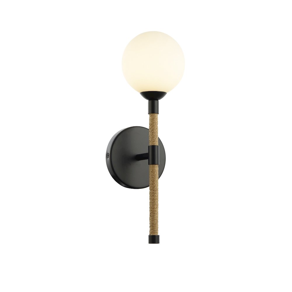 Capilano Collection 1Light Sconce Black. Picture 1