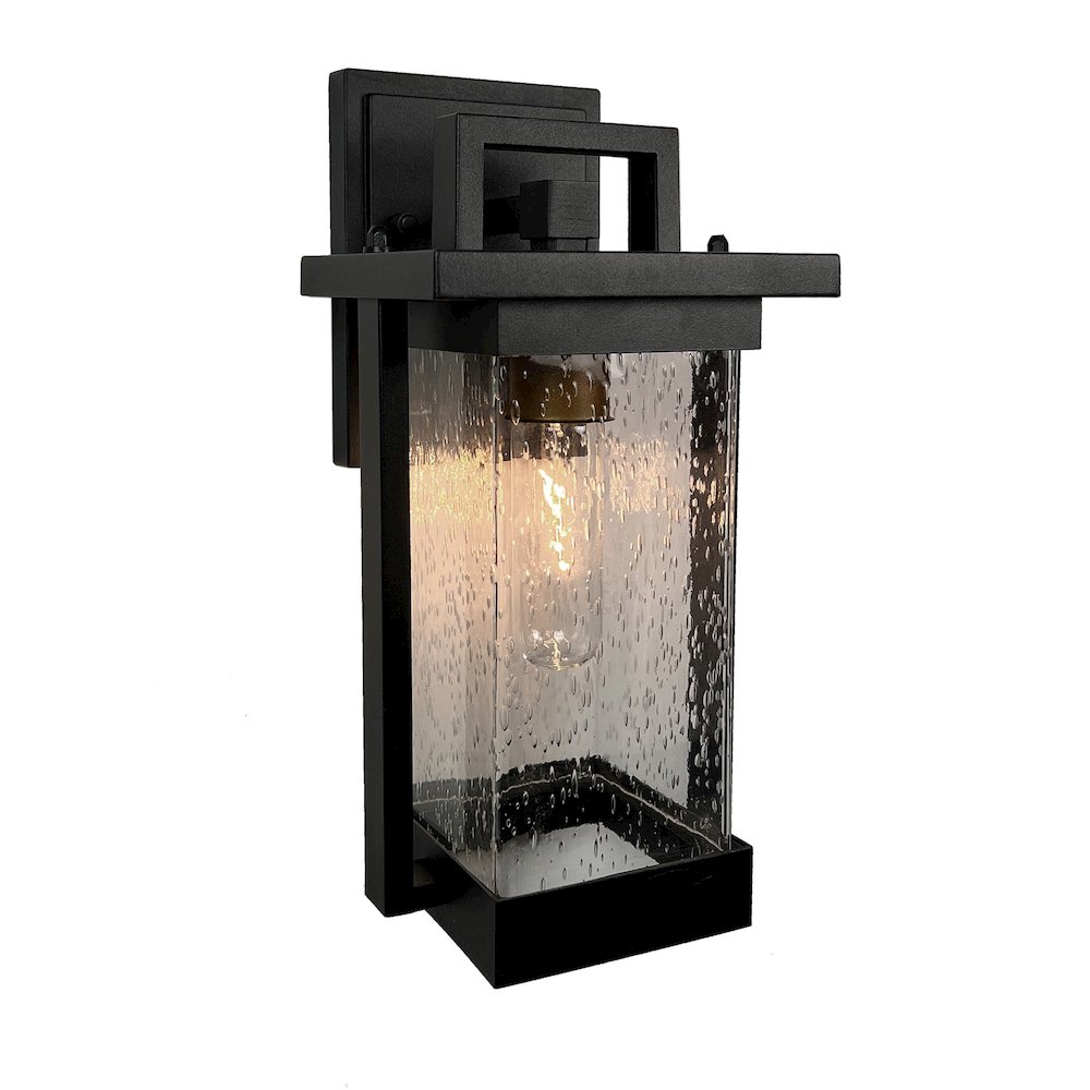Port Charlotte Outdoor Wall Sconce Matte Black. Picture 3
