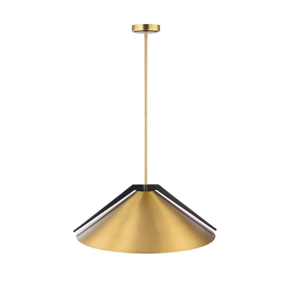 Baltic Collection 3Light Pendant Brass and black. Picture 2