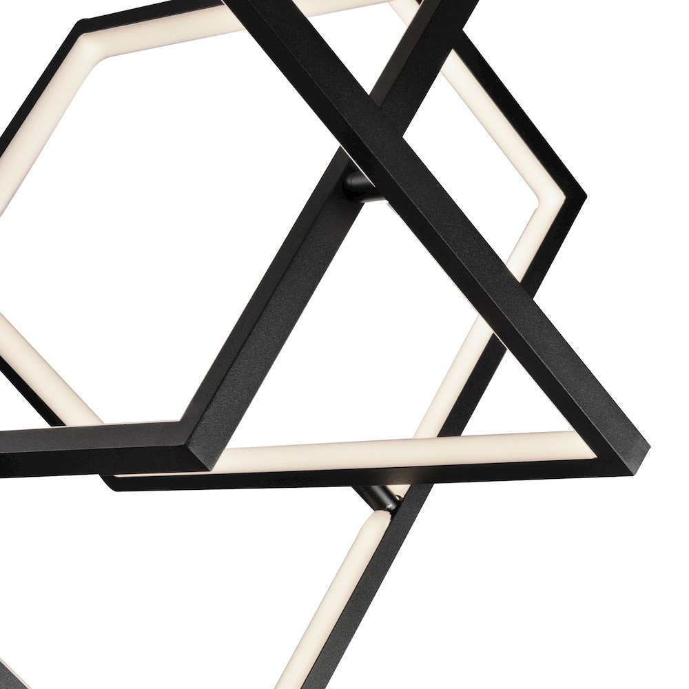 Graymar 24W LED Pendant Black. Picture 4