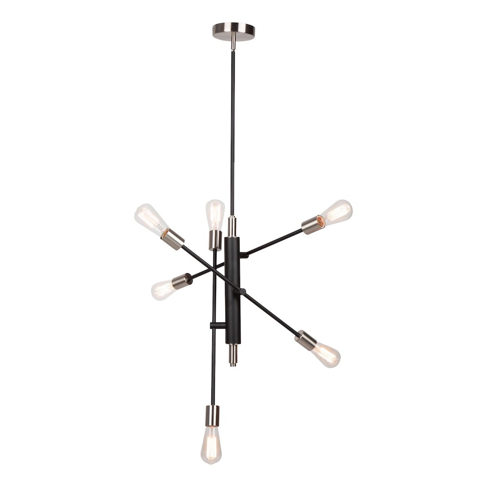Truro 6 Light Pendant. Picture 4