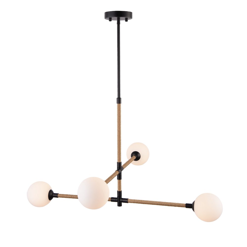 Capilano Collection 4Light Chandelier Black. Picture 5