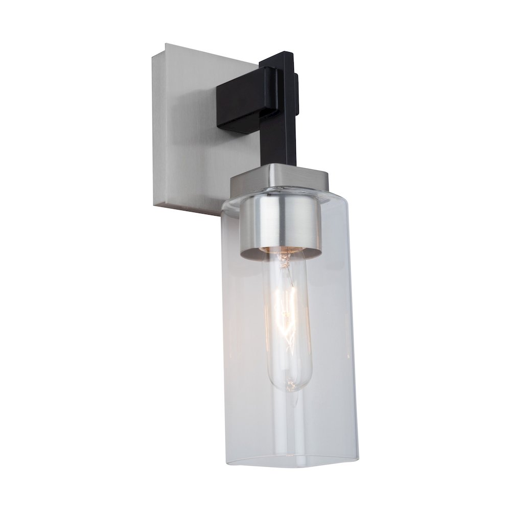 Arlington Collection 1Light Bathroom Sconce Satin Nickel. Picture 2