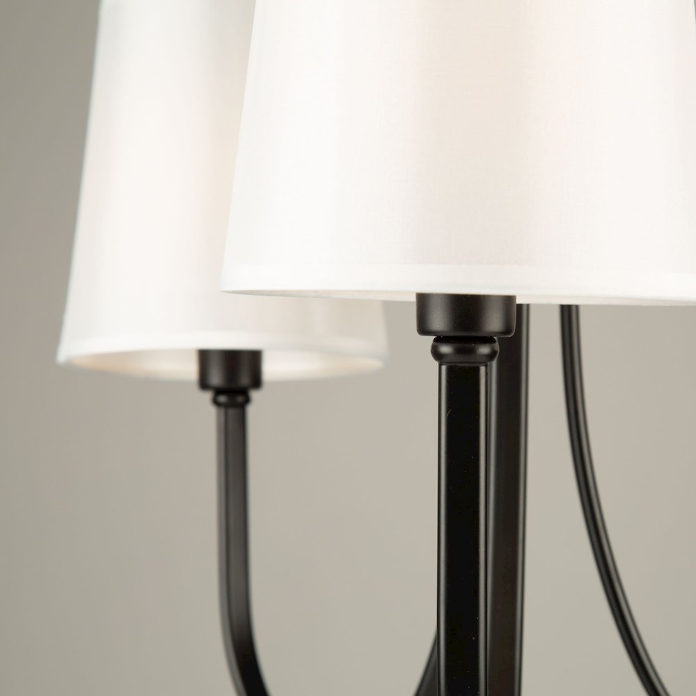Rhythm 3 Light Chandelier Black. Picture 6