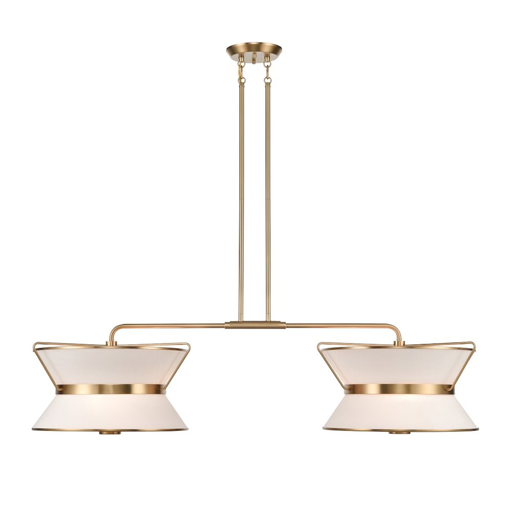 Layla Linear Island Fixture Brushed Brass. Picture 5
