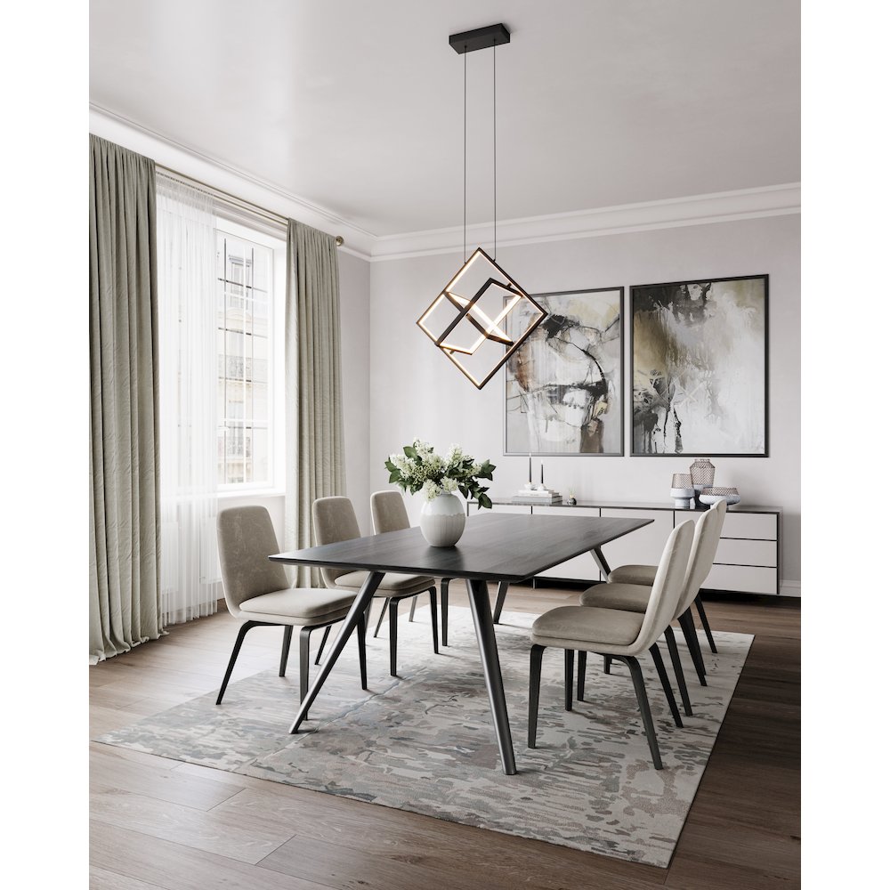 Graymar 24W LED Pendant Black. Picture 6