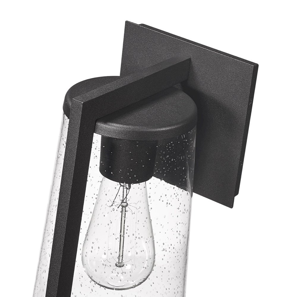Portofino Collection Outdoor Wall Sconce, Black. Picture 4