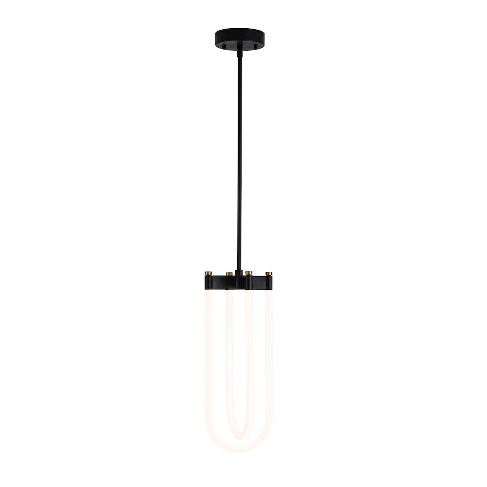 Cascata Collection 2Light Pendant Black and Brushed Brass. Picture 7