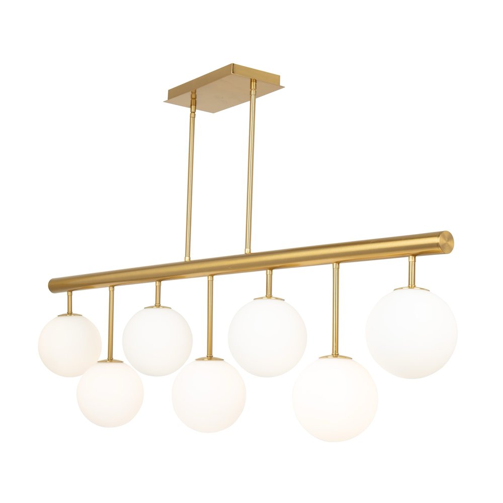 Aurelia Collection 7Light Island/Pool Table Brass. Picture 1