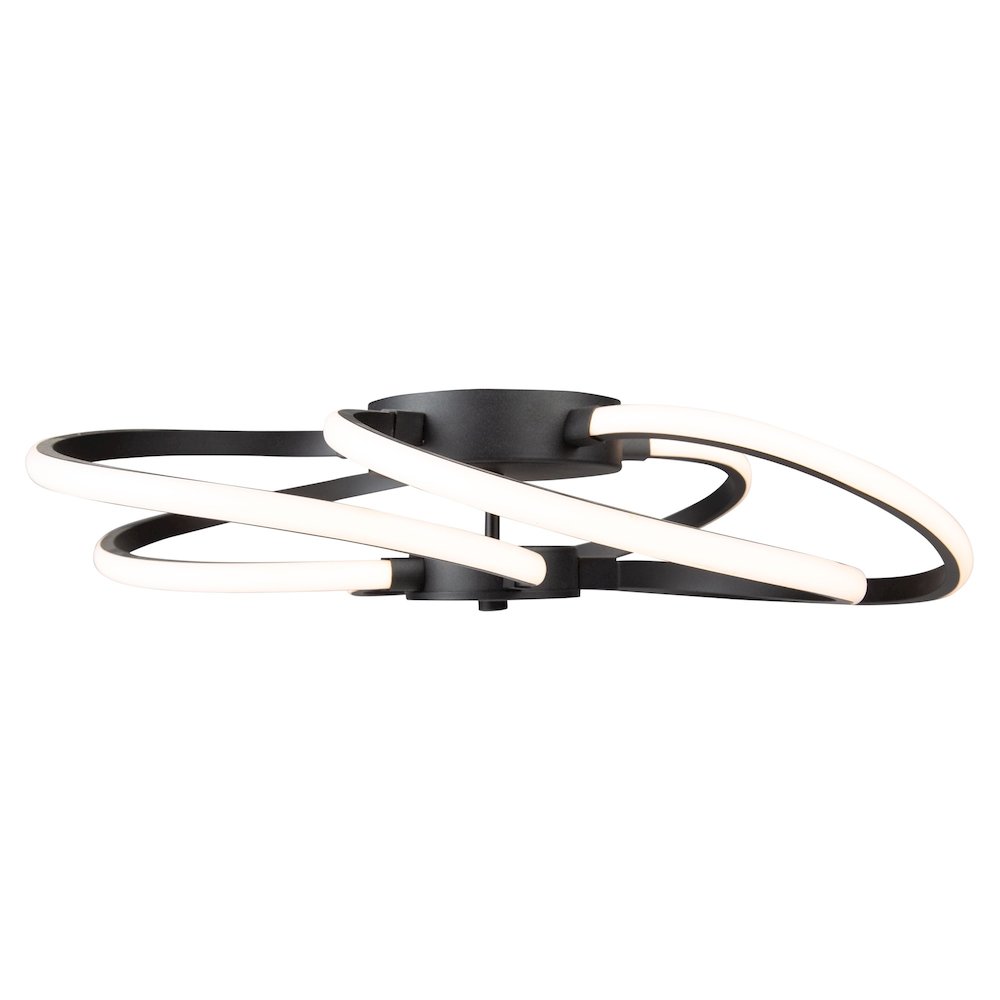 Equinox 30W LED Flush Mount Black. Picture 3