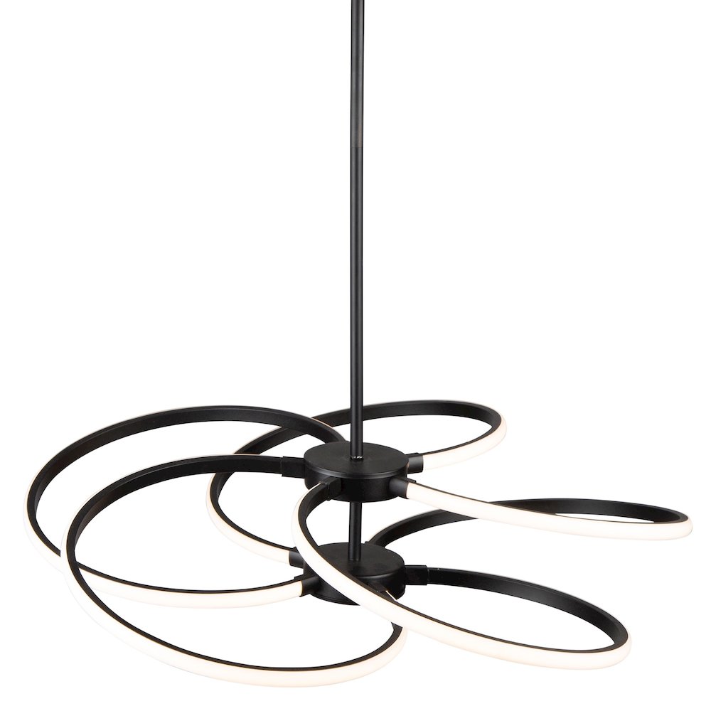 Equinox 40W LED Pendant Black. Picture 3