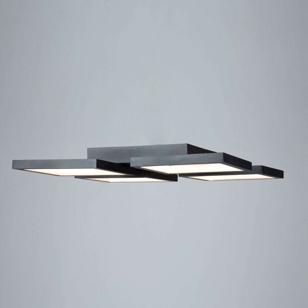 Graymar 24W LED Flush Mount Black. Picture 3