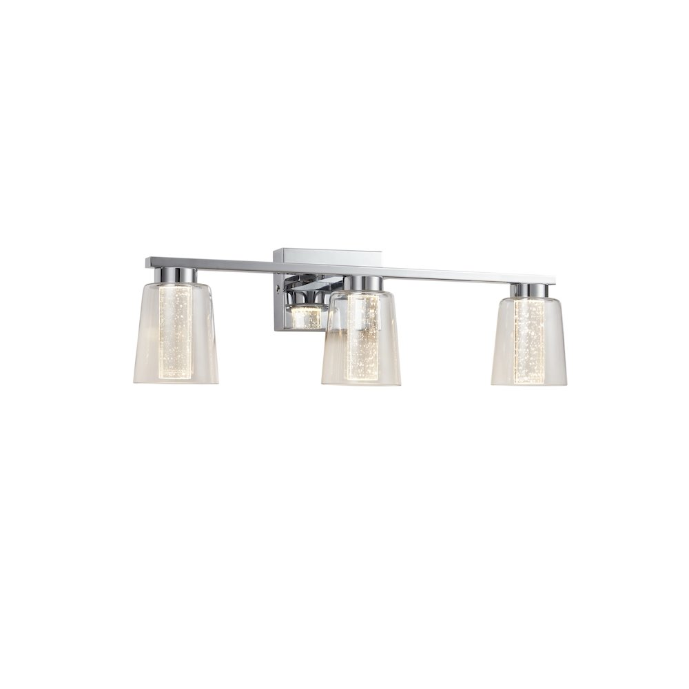 Dalton Collection 3Light Bathroom Vanity Fixture Chrome. Picture 4