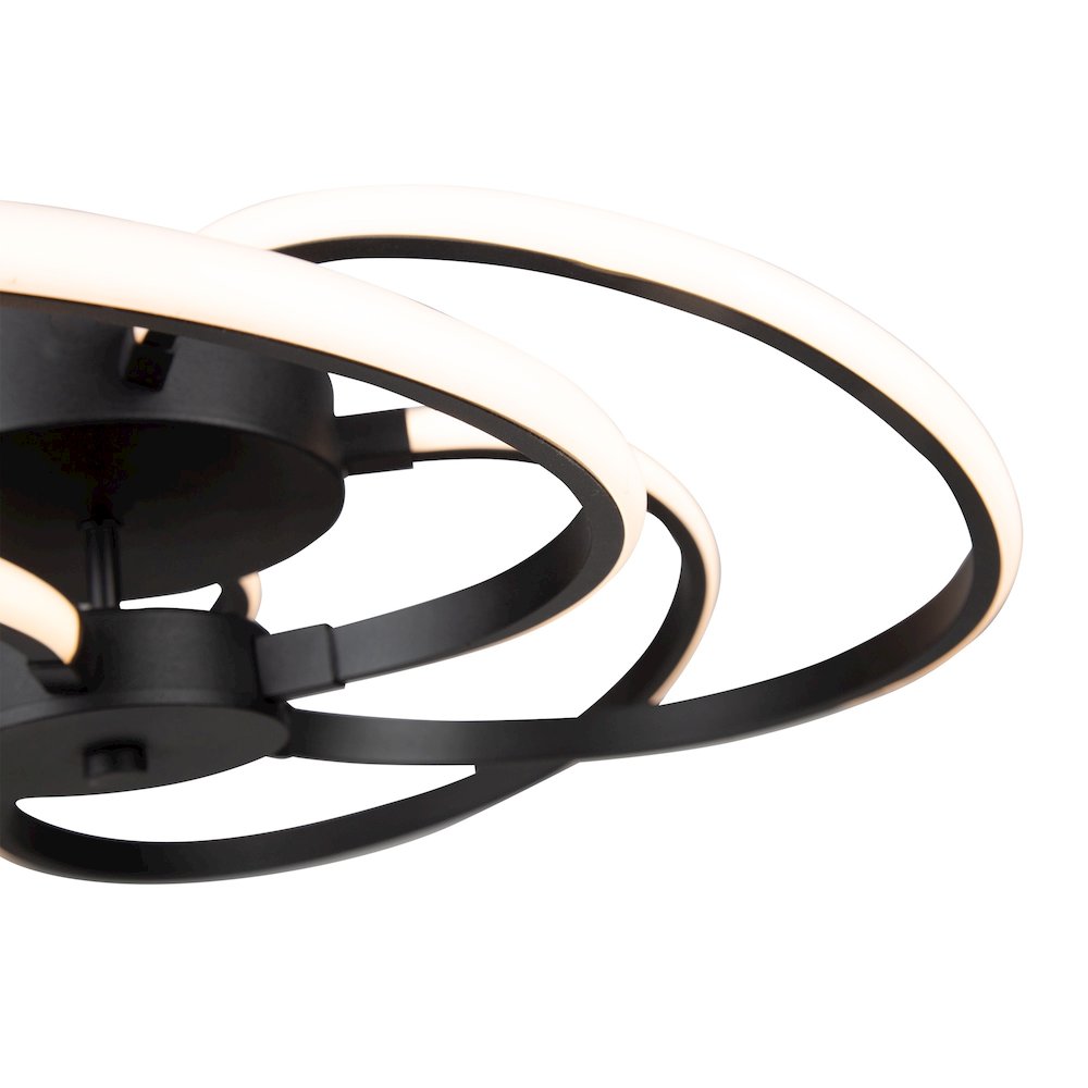Equinox 30W LED Flush Mount Black. Picture 5