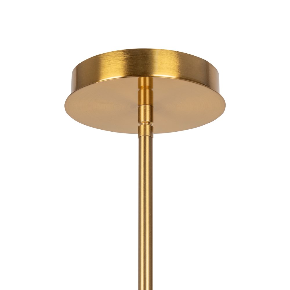 Aurelia Collection 6Light 48" Chandelier Brass. Picture 7