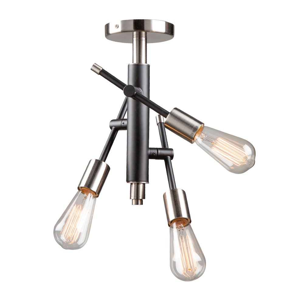 Truro 3 Light SemiFlush Mount. Picture 1