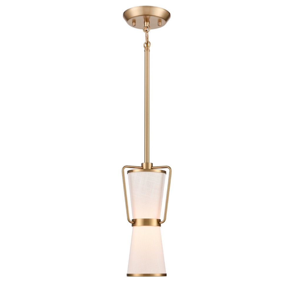 Layla Single Pendant Brushed Brass. Picture 2