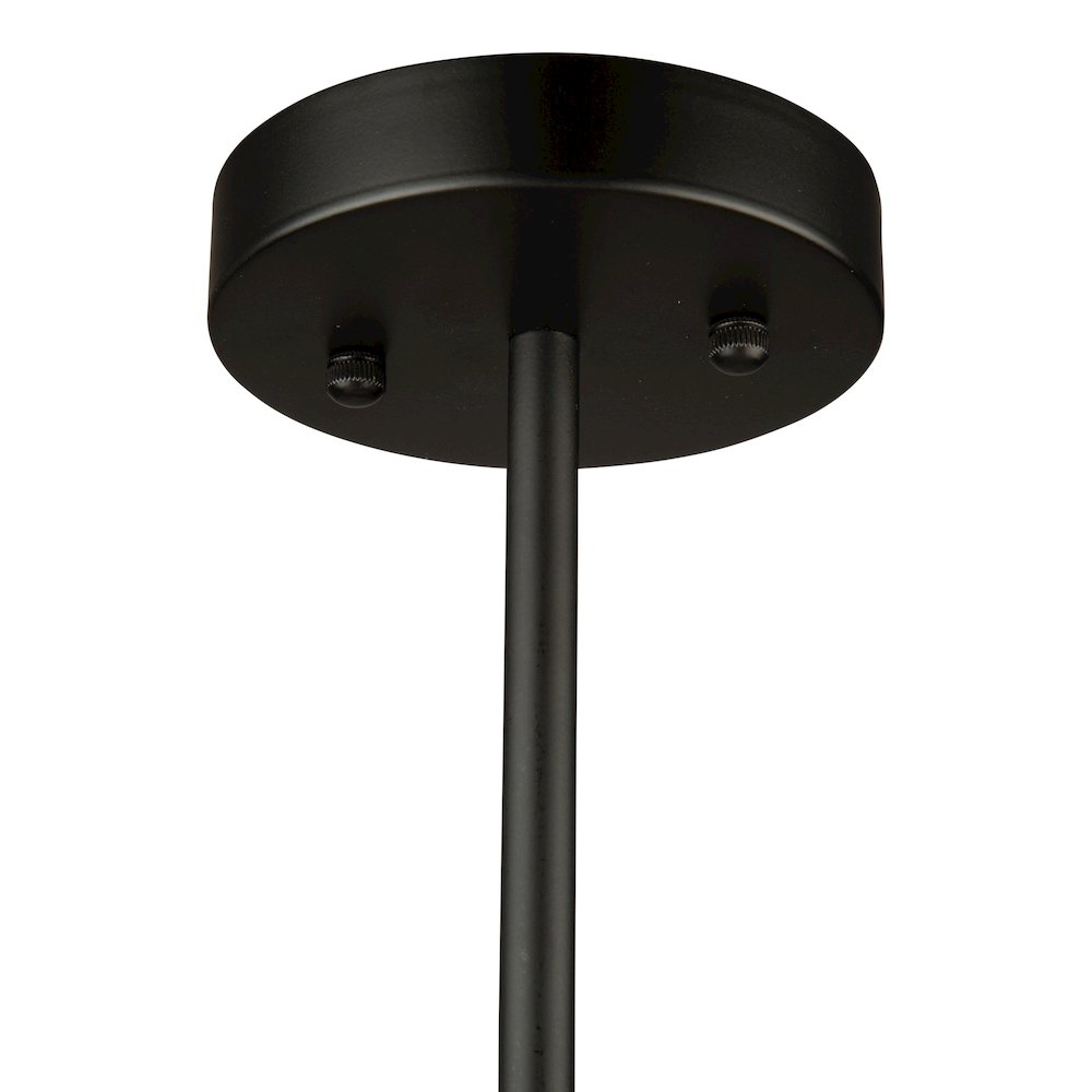 Perris 4 Light Pendant Black. Picture 7