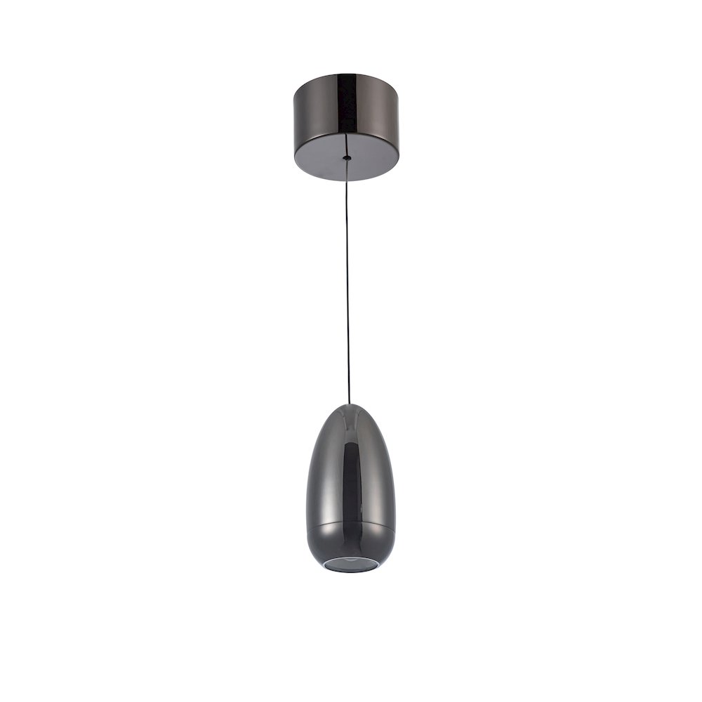 Royal Pearl Collection Integrated LED Pendant, Gun Metal. Picture 2