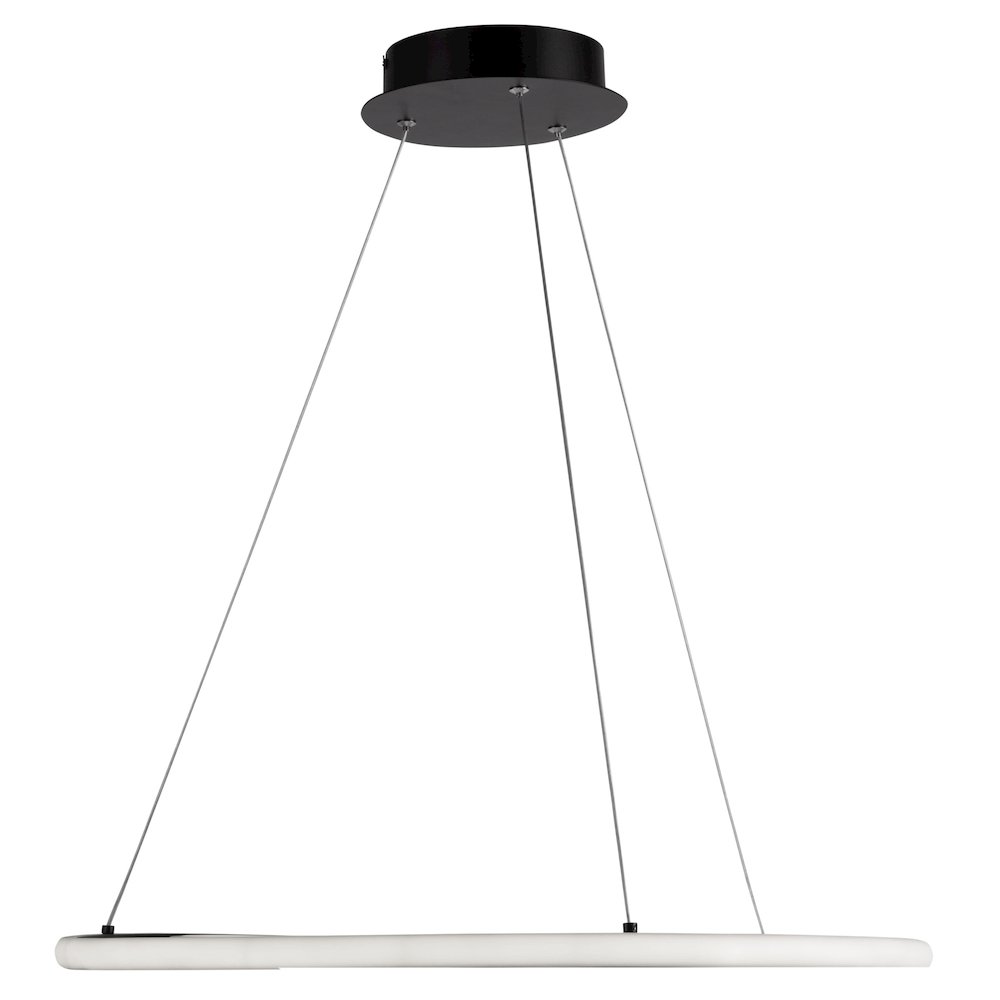 Gemini 32W LED Pendant Black and Nickel. Picture 2