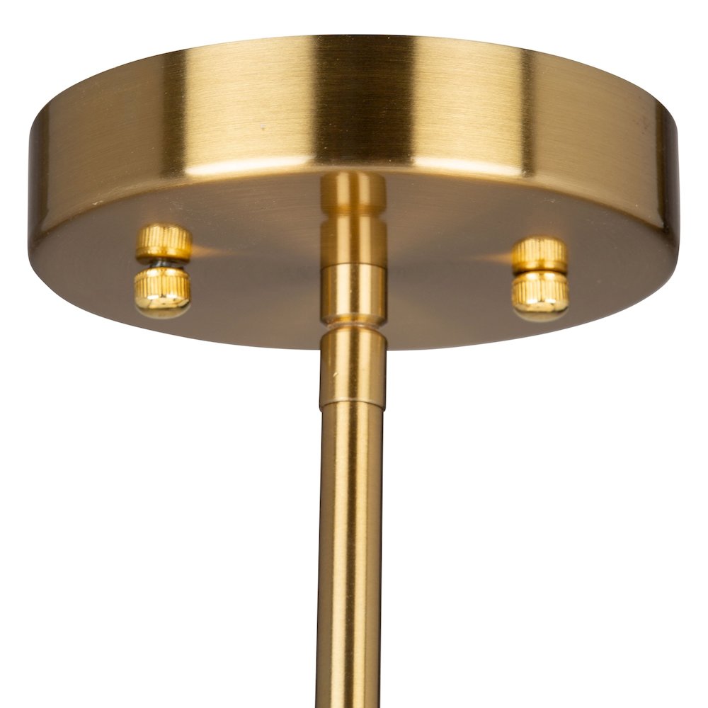 Rhythm 5 Light Chandelier Brushed Gold. Picture 6