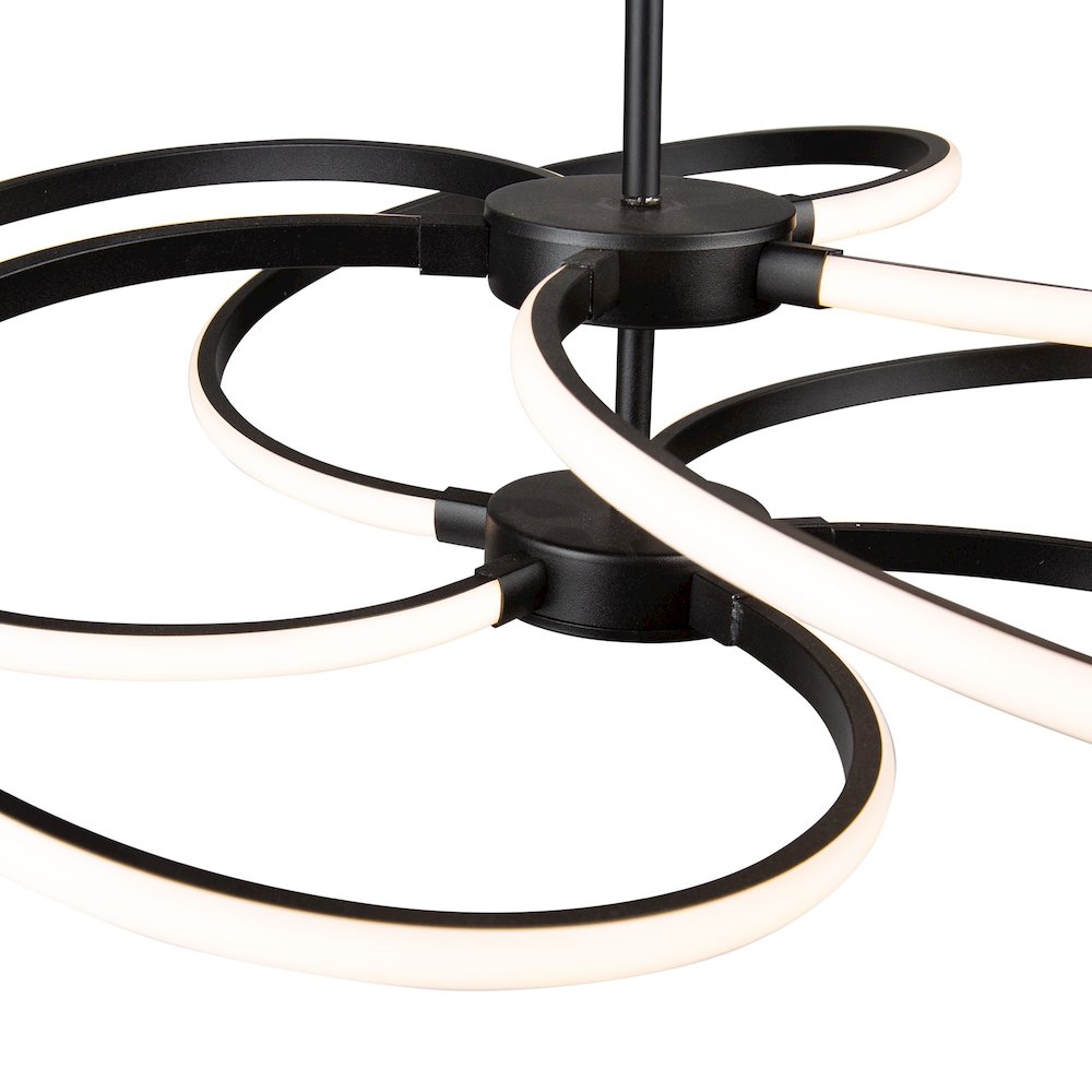 Equinox 30W LED Pendant Black. Picture 3