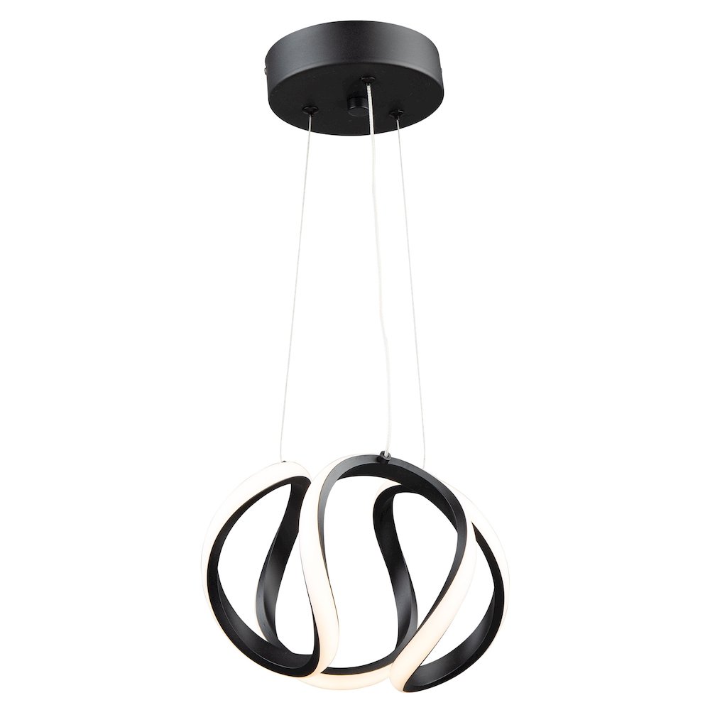 Mira 15W LED Pendant Black. Picture 1
